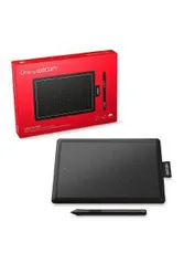 [prime] Mesa Digitalizadora -Wacom One CTL472, Preto / Vermelho | R$397