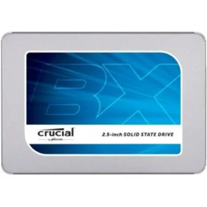 SSD Crucial BX300 120GB CT120BX300SSD1 Leitura 555MB/S Gravação 510MB/s SATA 3 - R$179