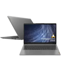 Notebook Lenovo Ideapad 3 Ryzen 5 5500U 8GB RAM 256GB - LINUX - TELA FHD 15,6.