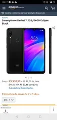 Smartphone Redmi 7 3GB/64GB Eclipse Black