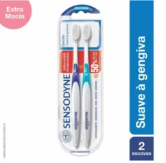 Kit Escova de Dente Sensodyne Gentle Suave às Gengivas com 2 unidades