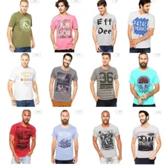 Camisetas com 30% OFF TOP MARCAS