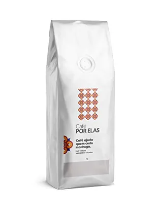 Café ajuda quem cedo madruga  - em grãos - 1kg - por Café por Elas