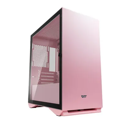 Gabinete Gamer Aigo DarkFlash DLM 22 Pink Lateral Vidro