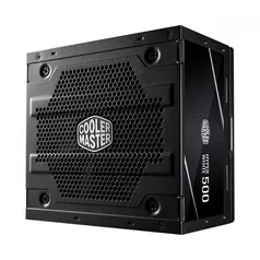 Fonte Cooler Master Hyper White 500, 500W, 80 Plus White, PFC Ativo, Black, MPE-5001-ACAAN-HWO