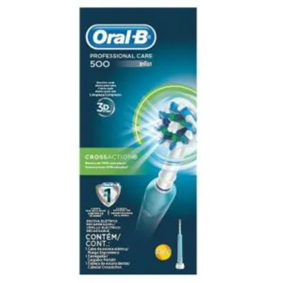 Escova de Dente Elétrica Oral-B Recarregável Professional Care 500 | R$200