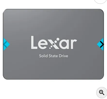 SSD Lexar NQ100, 480GB, Sata III 6GB/s, Leitura 550MB/s, Gravacao 520MB/s, LNQ100X480G-RNNNU