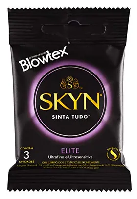 [Prime/REC] Preservativo Elite com 3 Unidades, SKYN