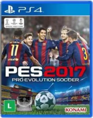Jogo Pro Evolution Soccer 2017 (PES 17) PS4  - R$ 85
