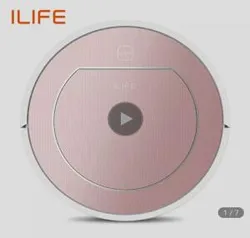 ILIFE V7s Plus Robô Aspirador com Auto-Carga Mopa Molhada para o Assoalho De Madeira - R$863