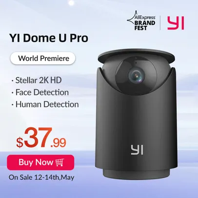 Yi Dome U Pro - Câmera de Segurança 2K R$216