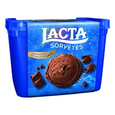 Sorvete Chocolate ao Leite Lacta 1,5 Litro