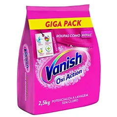 [REC] Vanish Tira Manchas Em Pó Multi Power Oxi Action 2 5Kg Refil Econômico Para Roupas Coloridas