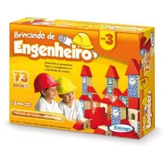 Brincando de Engenheiro 73 Peças Xalingo - (PRIME) | R$17