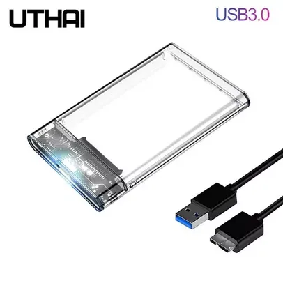 [APP/Taxa Inclusa] - Case para HD 2.5" HDD SATA Externo USB 3.0 5Gbps