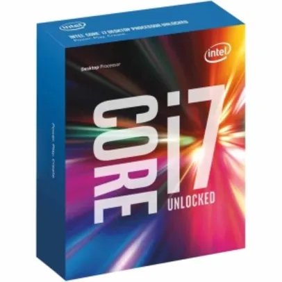[Kabum] Processador Intel Core i7-6700K, Cache 8MB, Skylake 6a Geração, Quad-Core 4.0GHz LGA 1151 BX80662I76700K por R$ 1330