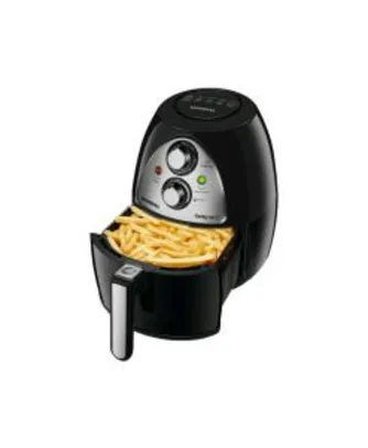 Fritadeira Elétrica sem Óleo/Air Fryer Mondial - Family Inox I 4L com Timer R$342