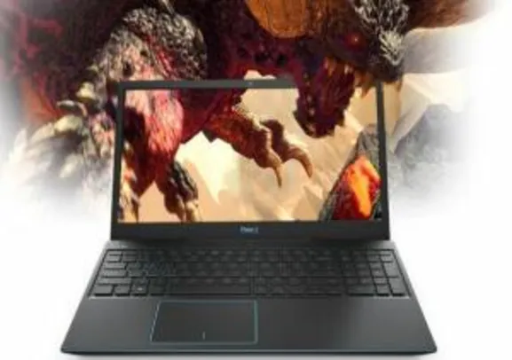 Notebook Gamer Dell G3 | Core i5 de 9ª geração | Geforce GTX 1050 | SSD 256 GB NVMe | Tela Full HD
