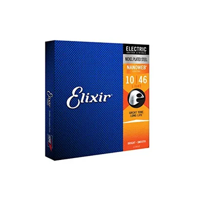 Encordoamento Nanoweb Elixir para Guitarra .010 Light - 12052