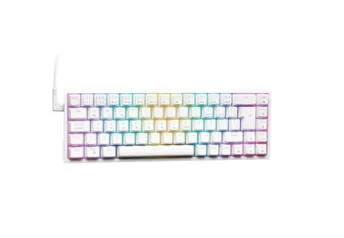 Teclado Mecânico Gamer Husky Gaming HailStorm, Branco, RGB, 65%, Switch  Gateron Red, ABNT2 - HGMO007