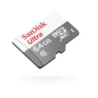 Micro SD 64GB Sandisk Ultra Cl10 80mb/s