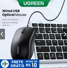 Mouse óptico Ugreen 1200dpi 