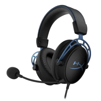 Headset Gamer HyperX Cloud Alpha S, Surround 7.1, 3.5mm, Blue, HX-HSCAS-BL/WW