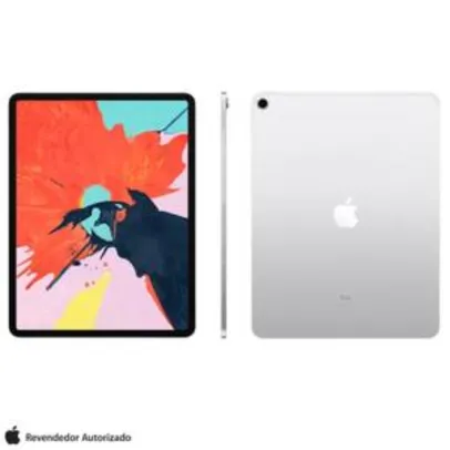 iPad Pro 3° Geração Prata com Tela de 12,9”, Wi-Fi, 64GB | R$5.000