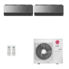 Ar-Condicionado Multi Split Inverter LG 36.000 BTUs (1x Evap HW Artcool 18.000 + 1x Evap HW Artcool 24.000) Quente/Frio 220V