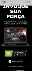 Acer Helios 300 G3-572-75L9 i7 16gb 2T GTX 1060