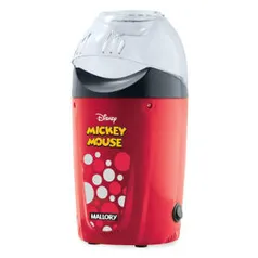 Pipoqueira Mallory Mickey Mouse 1200W Vermelho - R$68