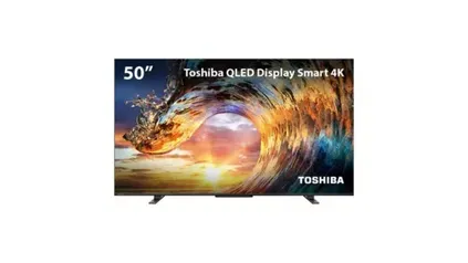 (AME 1630,69) Smart TV QLED 50'' 4K Toshiba 50M550LS VIDAA 3 HDMI 2 USB Wi-Fi - TB013M