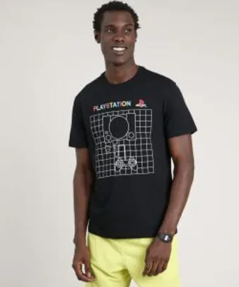 Camiseta Masculina Playstation | R$ 23
