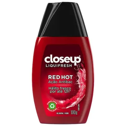 [VIP] 72 Unidades Gel Dental Closeup Liquifresh Red Hot 100g