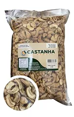 Castanha de Caju Banda Torrada com Sal Castanha do Brasil 1 KG