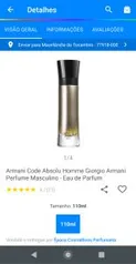 Armani Code Absolu Homme Giorgio Armani Perfume Masculino - Eau de Parfum R$411