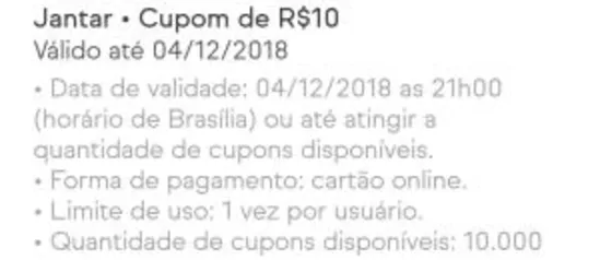 [Usuários Selecionados] R$10 OFF em Compras no Ifood