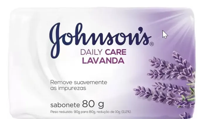 [Magalu Pay R$ 0,99] Sabonete em Barra para o Corpo Johnsons -80g