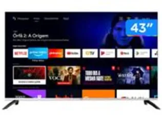 Smart TV 43 Full HD DLED Philco Fast Smart PTV43M8GAGCMBLF 60Hz Android Wi-Fi Google Assistente 3 H