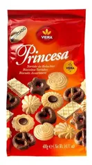 Biscoito Português Princesa Amanteigado Sortido Pacote 400g