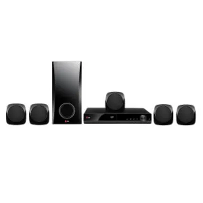 Home Theater LG Com Dvd Player Full HD DH4130S 5.1 Canais 330 RMS - R$489