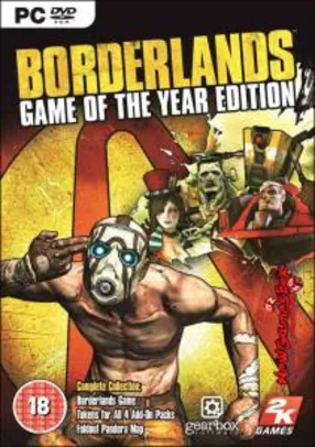 Borderlands Game of the Year Edition Steam CD Key