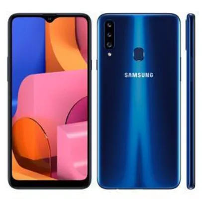 Smartphone Samsung Galaxy A20s Azul 32GB R$ 703
