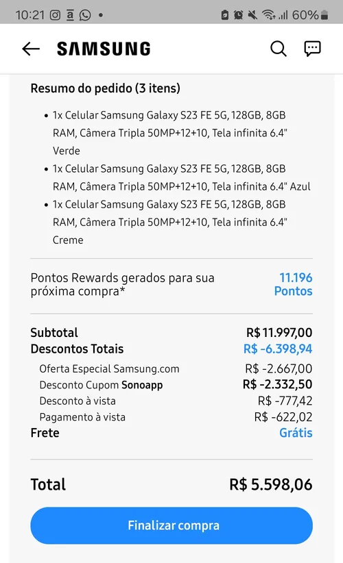 Imagen na descrição da promoção