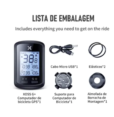 Ciclocomputador GPS Xoss G/G+