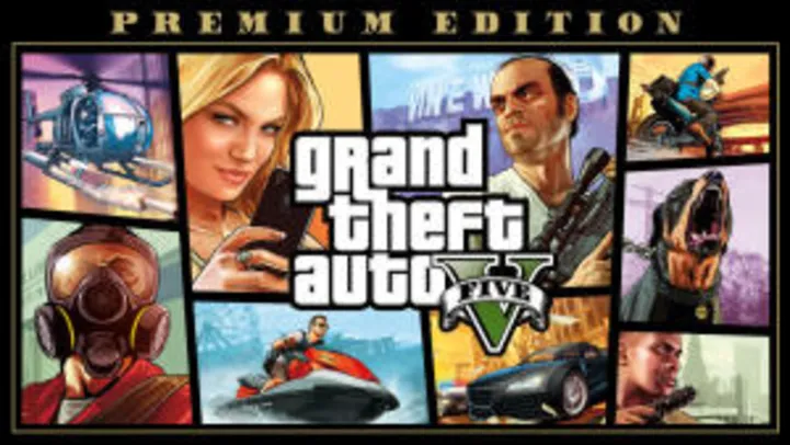 Jogo Grand Theft Auto V: Edição Online Premium - PS4 | R$57