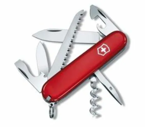 Canivete Suíço Victorinox Camper Vermelho 91 mm 1.3613 por R$99