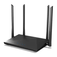 Roteador D-Link DIR-822+ Dual Band Wi-Fi AC1200 Mbps Dual-Band 4 Antenas IPV6 Bivolt Preto DIR-822+