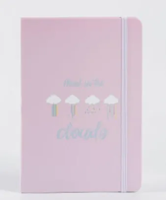 Caderneta Anotações Estampa Nuvens | R$9