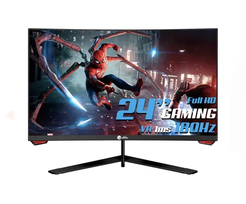 Monitor Gamer Ninja Sharingan, 24 Pol, Curvo, Full HD, 1ms, 180Hz, HDMI/DP, MGN-003-24S V2